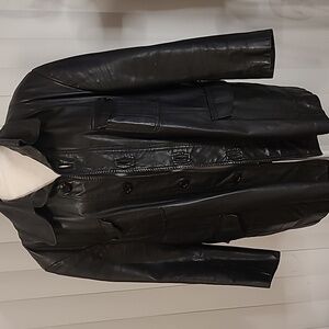Vtg. Genuine Leather Garment coat